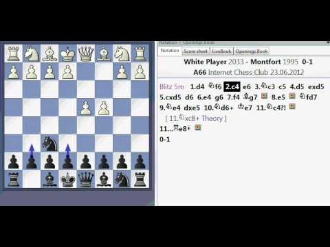 A66   Modern Benoni, Mikenas Attack