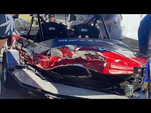 Stars n Stripes Jet Sprint Crash At ESP 2022
