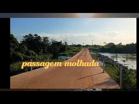 Passagem molhada no Rio às Barreiras Bela Cruz Ceará 