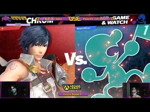 Kyle (Chrom) vs PinkiePie (Gnw/Palutena) Arcade Legacy 72 Losers Round 7