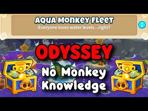 Btd6 Odyssey No Monkey Knowledge Guide Hard Mode Tutorial Aqua Monkey Fleet