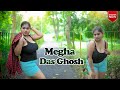MEGHA DAS GHOSH IN HOT JEANS AND CROP TOP OUTDOOR FASHION VIDEO IN WESTERN DRESS