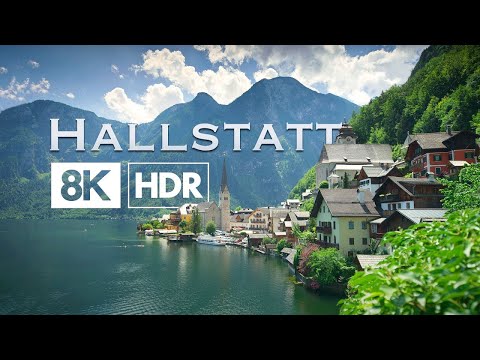 Hallstatt - Prettiest Village In Austria [ 8K ULTRA HD HDR 120 FPS ]