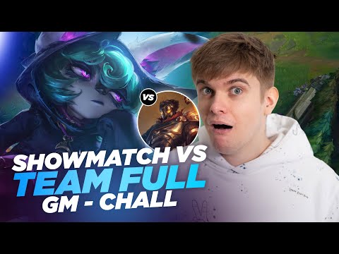 RHOBALAS : GAME 1 SHOWMATCH VS TEAM FULL GM/CHALL - VEX VS VIKTOR | LOL FR