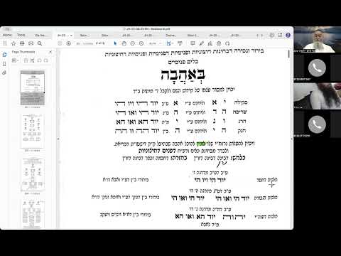 הרב יואל חקון - ראש השנה תשפ״ו - שיעור 20 - נסירה - כתובות כלליות - יום ב׳.