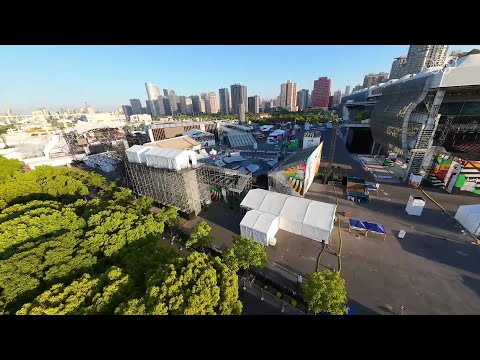 Olympic Qualifier Series Shanghai 2024 drone fly-through | The ultimate stage to Paris 2024