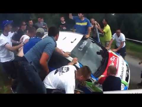 [wypadanie Ákos TÁBORI] 23. Rajd Rzeszowski 7-9.08.2014 (cała akcja)