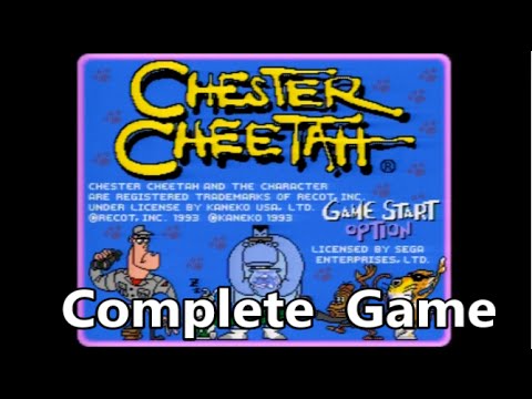 Chester Cheetah: Too Cool To Fool Sega Genesis Complete Game Playthrough - The No Swear Gamer