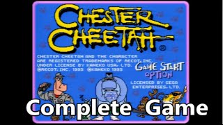 Chester Cheetah: Too Cool To Fool Sega Genesis Complete Game Playthrough - The No Swear Gamer