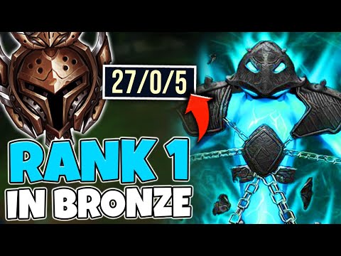 THIS IS WHAT HAPPENS WHEN THE #1 XERATH PLAYS IN BRONZE (LITERAL MASSACRE) - League of Legends