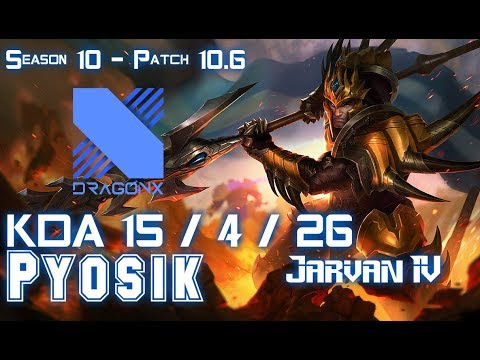 DRX Pyosik JARVAN IV vs ELISE Jungle - Patch 10.6 KR Ranked