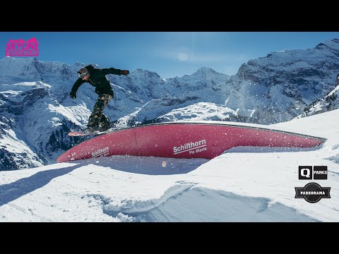 SKYLINE SNOWPARK Schilthorn: Snowboard Parkorama - February 2015