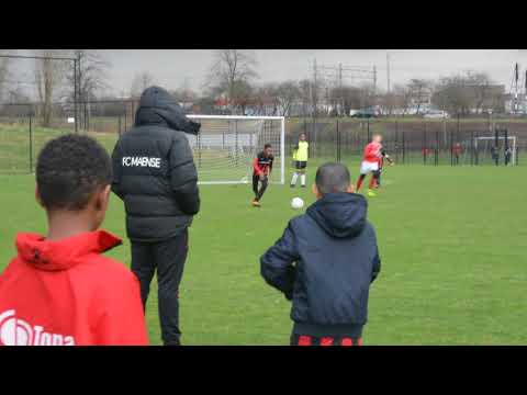 Glz Delfshaven E-1 vs FC Maense E-1 oefenduel