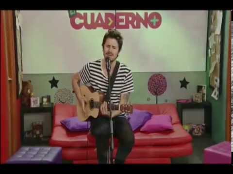 El cantante colombiano Juan Pablo Vega estuvo en EL CUADERNO