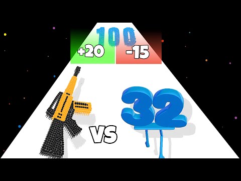 Number Race 3D Vs Crowd Number 2048 ( Math Games, Freeplay )