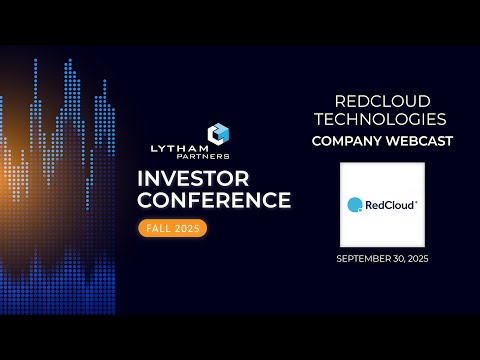 RedCloud Technology Company Webcast @ Lytham Partners Fall 2025 Investor Conference