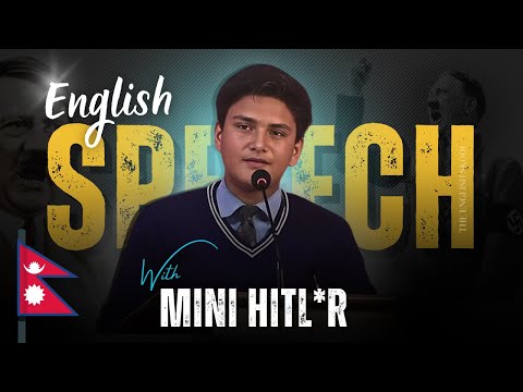 Nepali Student's Fiery Speech | ENGLISH SPEECH
