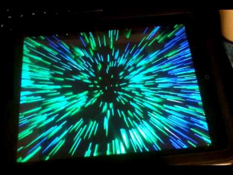 Screenshot of video: Laser Lights App