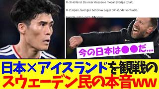 【衝撃】アイスランド戦を目撃したスウェーデン民、本音を漏らす、、、【サッカー日本代表】