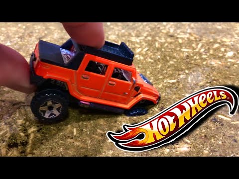 Various Cars Model Hot Wheels Falling Into The Water