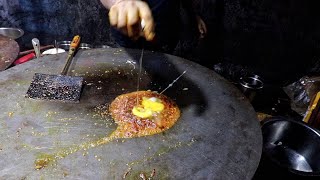 Roadside Egg Dum Pulao Making | Scrambled Egg Recipes | Indian Street Food