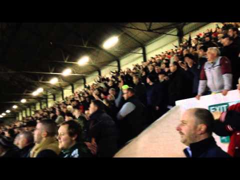 Blades fans at Leyton Orient