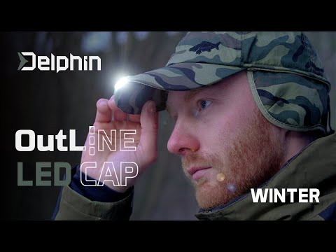 DELPHIN - Zimná šiltovka LED OutLINE Camo