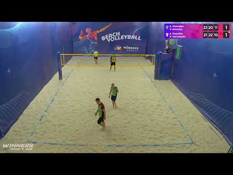 16:55 A. Matvieiev / V. Antoniuk - A. Pasazhin / V. Tyshchenko 17.07.2022 | Winners Beach Volleyball