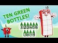 Numberblocks - Ten Green Bottles | Learn to Count | Learning Blocks