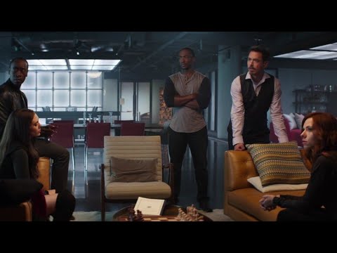 Debate sobre o Tratado de Sokovia - Capitão América: Guerra Civil (2016) | DUBLADO HD