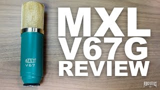 Video thumbnail for MXL V67G Large Capsule Condenser Mic Review / Test by Podcastage