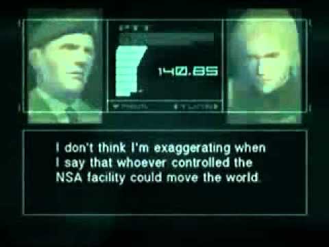 Metal Gear Solid 2 Most Interesting Codec Calls - Volume 1