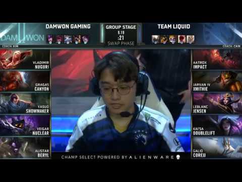 DWG vs TL Highlights Game 1 Worlds 2019 Group D Day 1 | Damwon Gaming vs Team Liquid