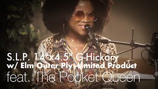 Video thumbnail for TAMA S.L.P. 14"x4.5" G-Hickory Snare Drum w/ Elm Outer Ply -Limited Product- feat. The Pocket Queen by TAMA Drums Official