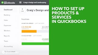 How to Set up Products & Services in QuickBooks