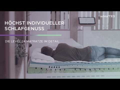 Level 24-Matratze mit über 1 Millionen Verschiedenen Konfigurations-Möglichkeiten - von schlafTEQ