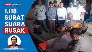 Ribuan Lembar Surat Suara Rusak Ditemukan di Kota Makassar, Pemusnahan Dikawal Aparat Polisi