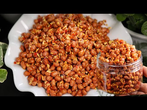 Đậu phộng rang tỏi ớt