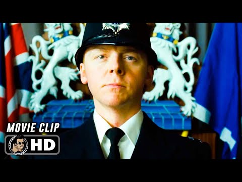 The Best Cop Scene | HOT FUZZ (2007) Movie CLIP HD