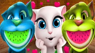 Kids Learn Colors with My Talking Tom and Angela