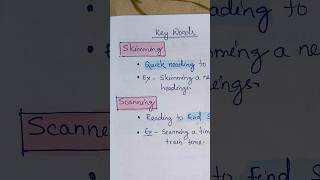 Skimming and Scanning in English ☺️ #creativeindia #pedagogy