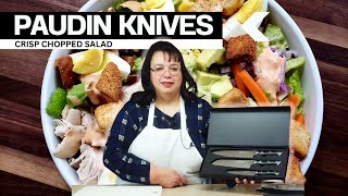 Crisp Chopped Salad | Paudin Damascus VG10 Knife Set