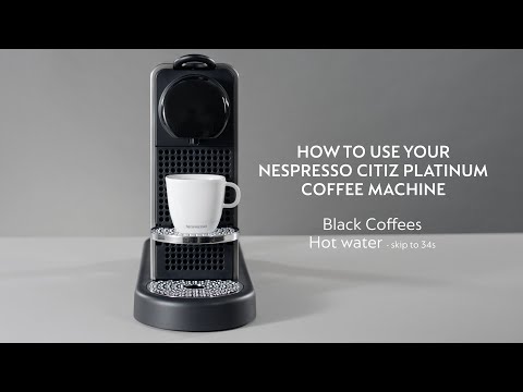 Nespresso - Preparing coffee with CitiZ Platinum