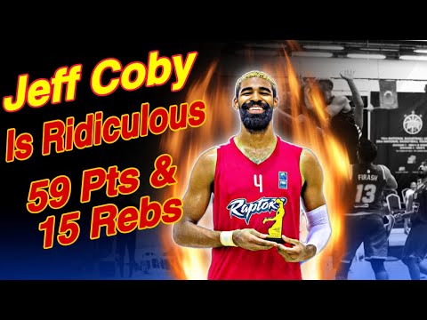 Jeff Coby Goes Unconscious, 59 Points & 15 Rebounds Vs Stingers BC