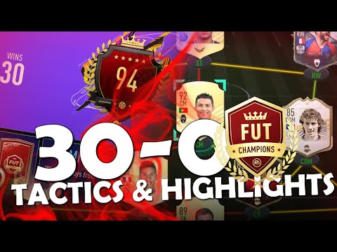 30-0 FUT CHAMPIONS HIGHLIGHTS | THE BEST FIFA 21 30-0 CUSTOM TACTICS & PLAYER INSTRUCTIONS | FIFA 21