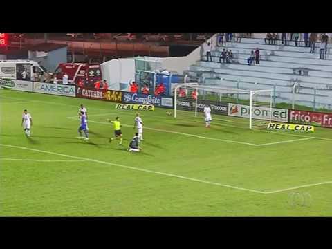 Gols de Crac 0x3 Itumbiara - Imagens: Tv Anhanguera (Globo)