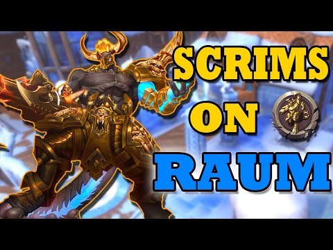 RUNNING RAMPANT ON RAUM (moderate 4head) | PALADINS RAUM SCRIM GAMEPLAY