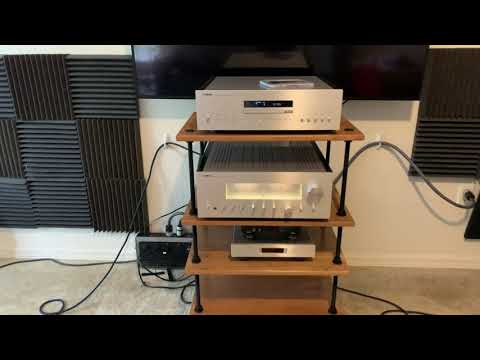 Yamaha AS3200, Eurek , Yamaha CDS2100 with my first SACD Demo