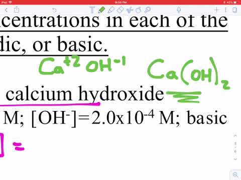 03Hydronium and Hydroxide Ions Notes