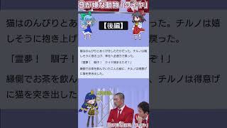 【後編】チルノ「幻想郷に⑨が嫌な動物クイヤっているの？」AI短編小説#クイヤ #東方Project #東方